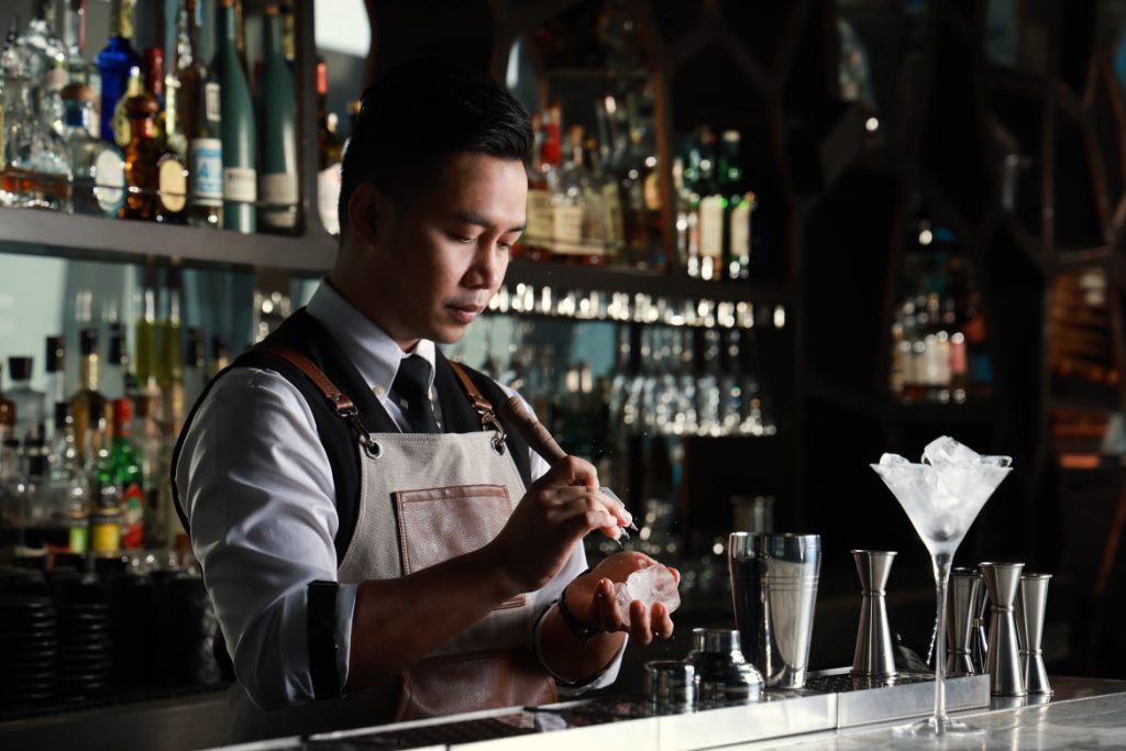 Ozone Bar Manager Bryan Benitez