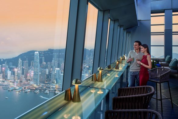 Ozone rooftop bar at The Ritz-Carlton, Hong Kong