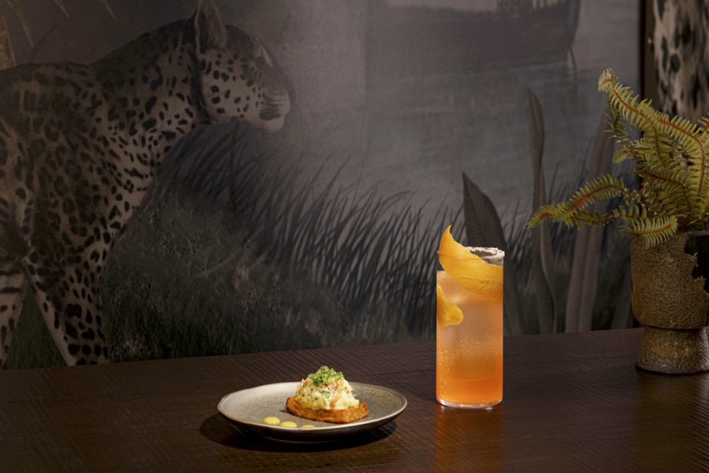 Sipping Tiger food and drink