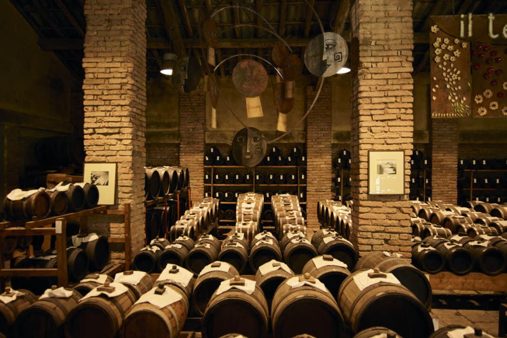 Acetaia San Giacomo barrel room