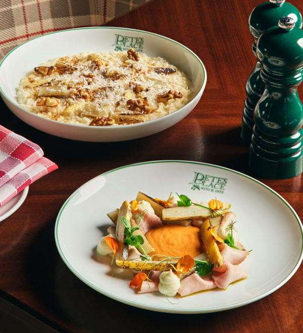 Pete's Place, Asparagi Robiola e Noci Asparagi e Vitello