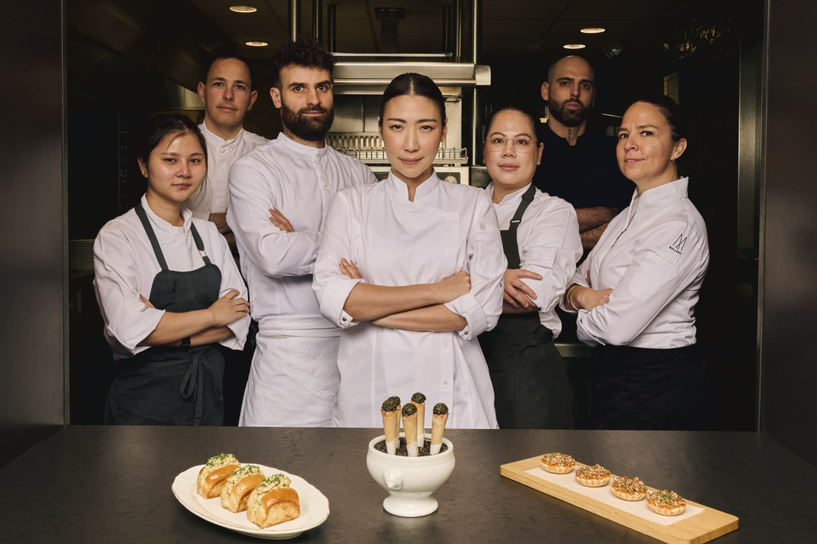 Chef Pam with western team