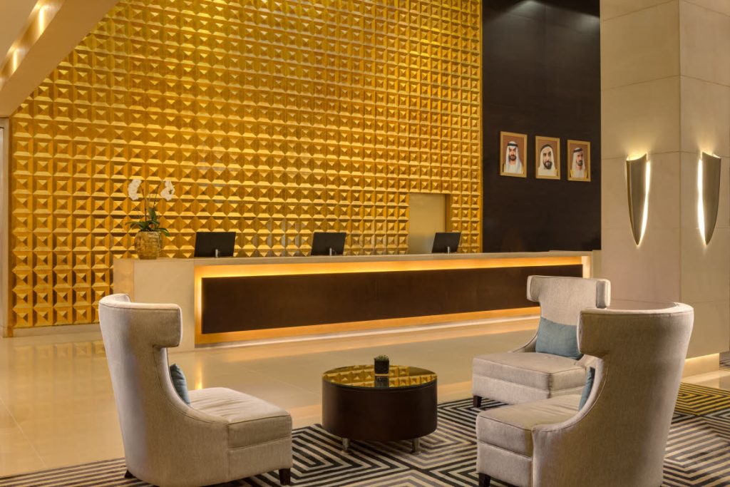 Radisson Dubai Barsha Heights lobby