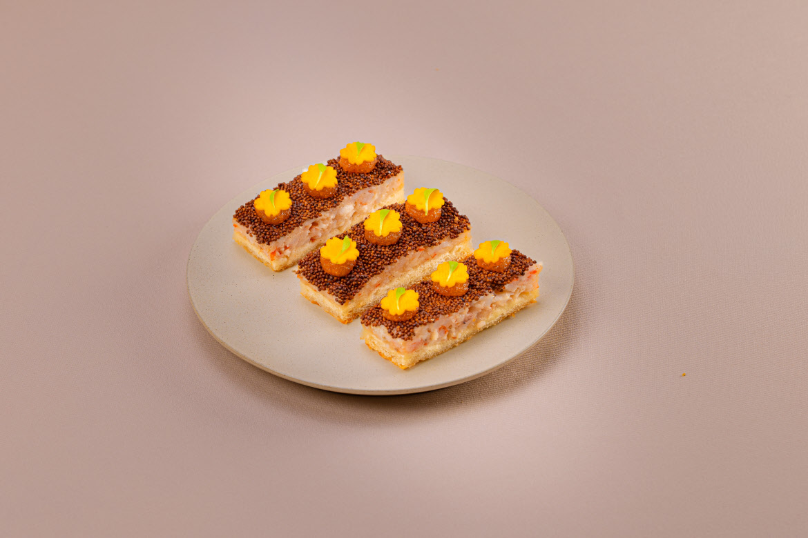 Shrimp-Garden-Toast Gastronomy mixology MGallery Collection: Shrimp Garden Toast