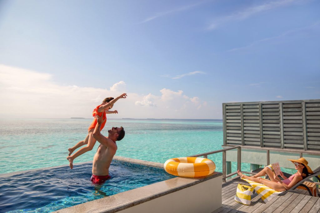 Overwater pool villa, Le Méridien Maldives Resort & Spa