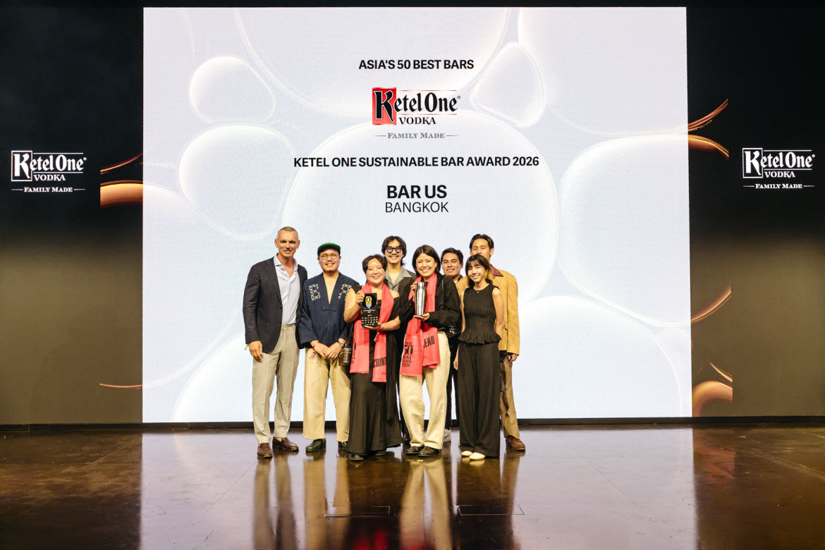 Asia’s 50 Best Bars 2026 – Ketel One Sustainable Bar Award Bar Us winner of award