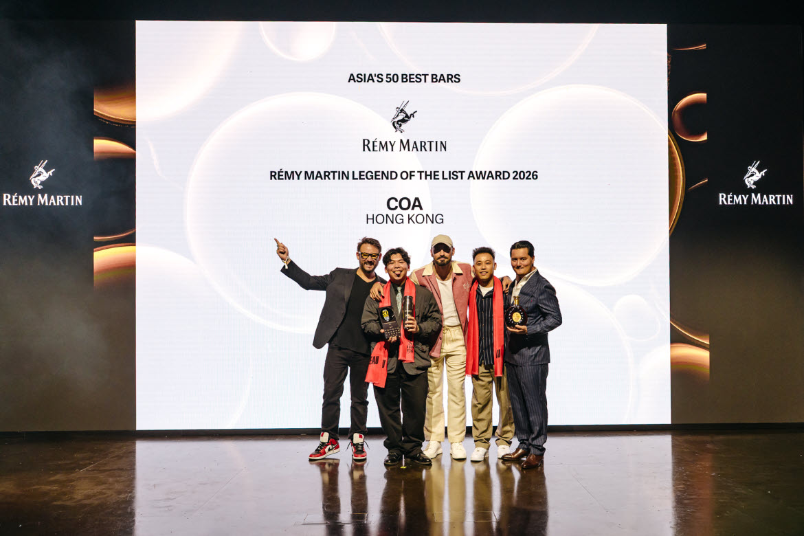 Asia’s 50 Best Bars 2026 – Rémy Martin Legend of the List Award Coa bar, Asia's 50 Best Bars 2026