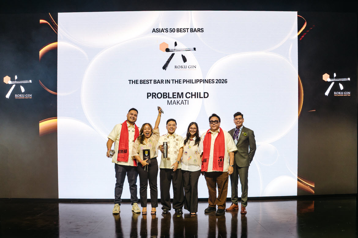 Asia’s 50 Best Bars 2026 – The Best Bar in Philippines, sponsored by Roku Gin Problem Child bar, Philippines