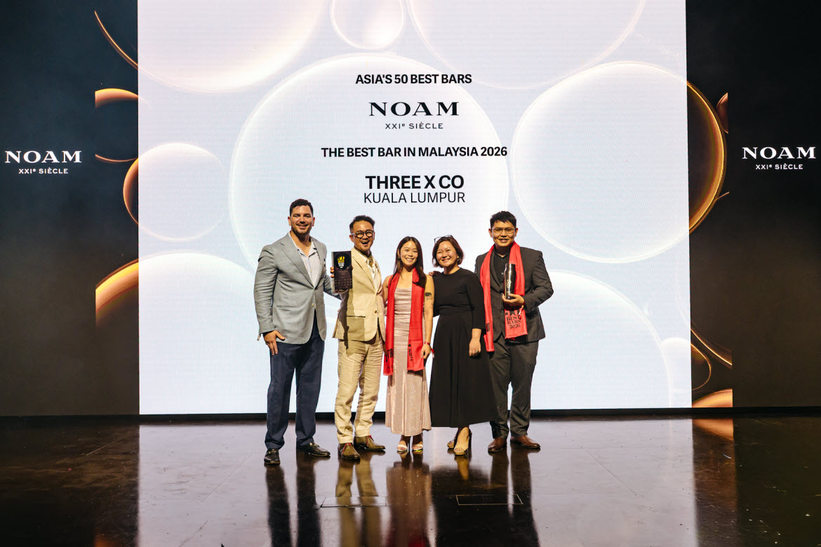 Asia’s 50 Best Bars 2026 – The Best Bar in Malaysia, sponsored by Noam Asia's 50 Best Bars 2026: Three X Co