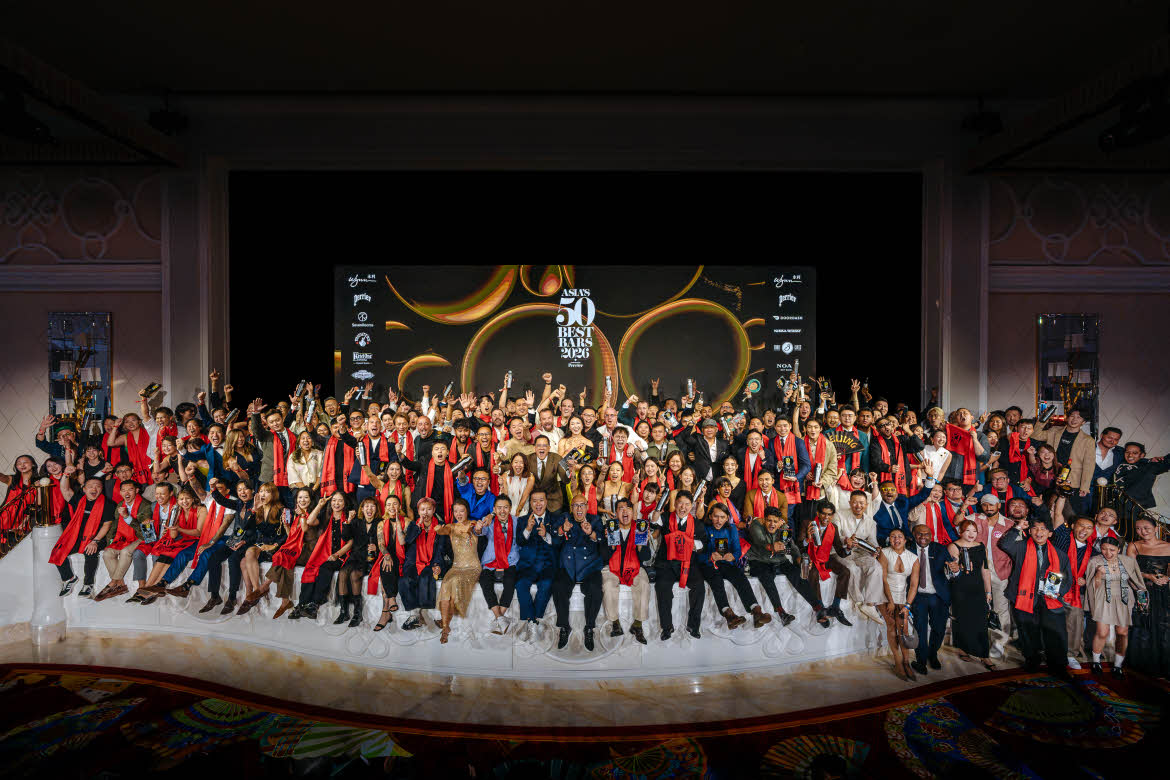 Asia’s 50 Best Bars 2026 Group shot Asia's 50 Best Bars 2026