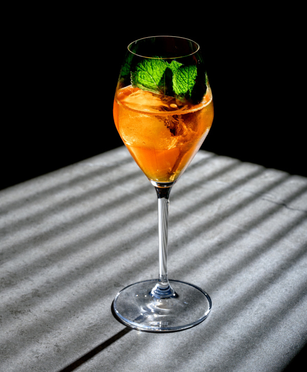 Mandarin Spritz cocktail by Avoca bar