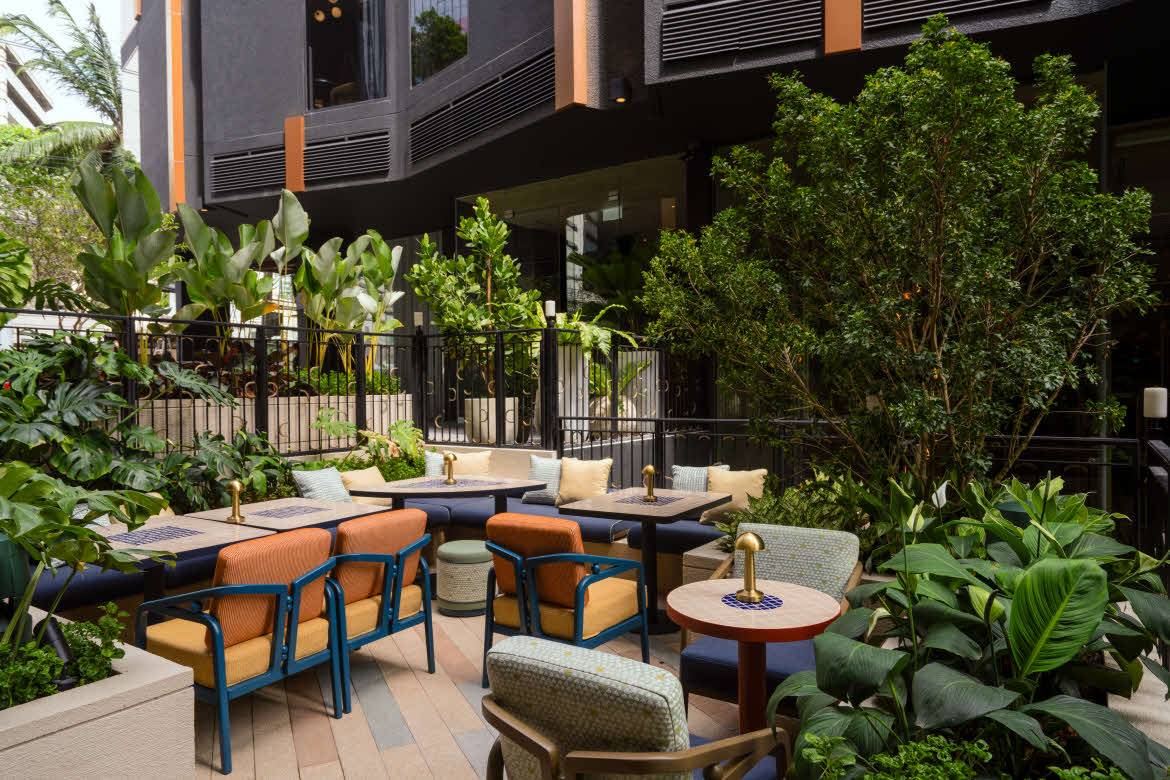 Canopy-Bangkok-Sukhumvit-Courtyard Hotel courtyard, Canopy Bangkok