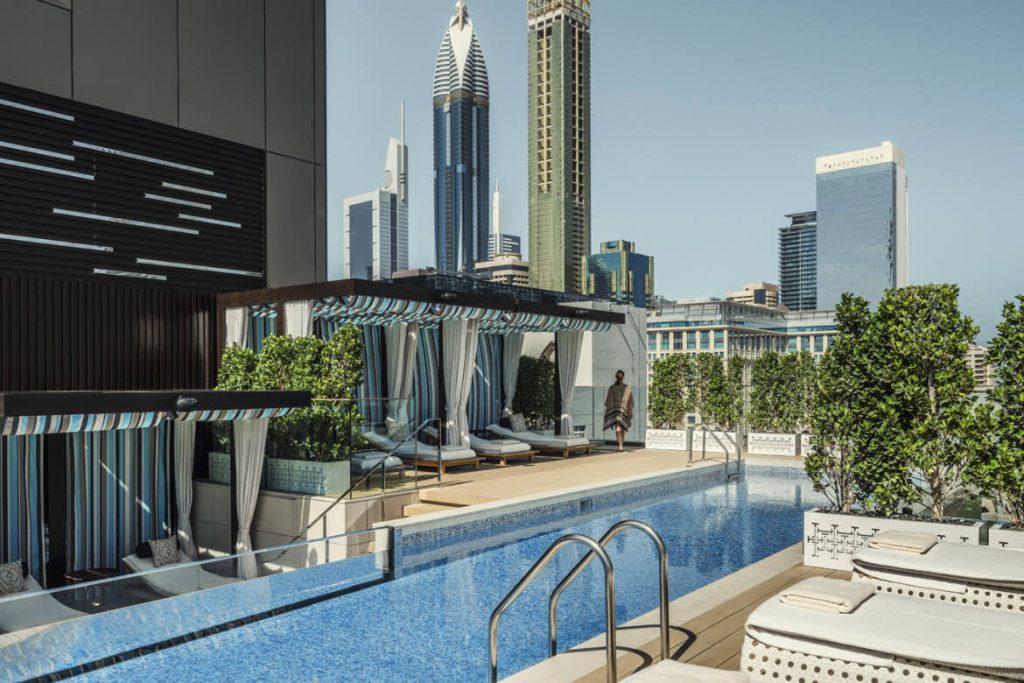 Pool at Four Seasons Hotel Dubai International Financial Centre