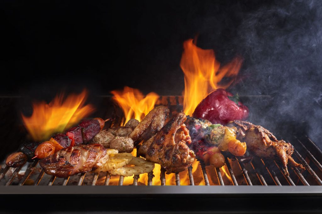 grilling meat, Sala Bar