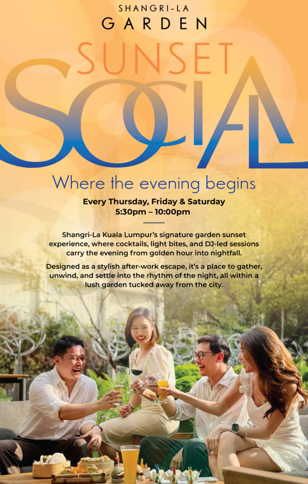 Sunset Social flyer