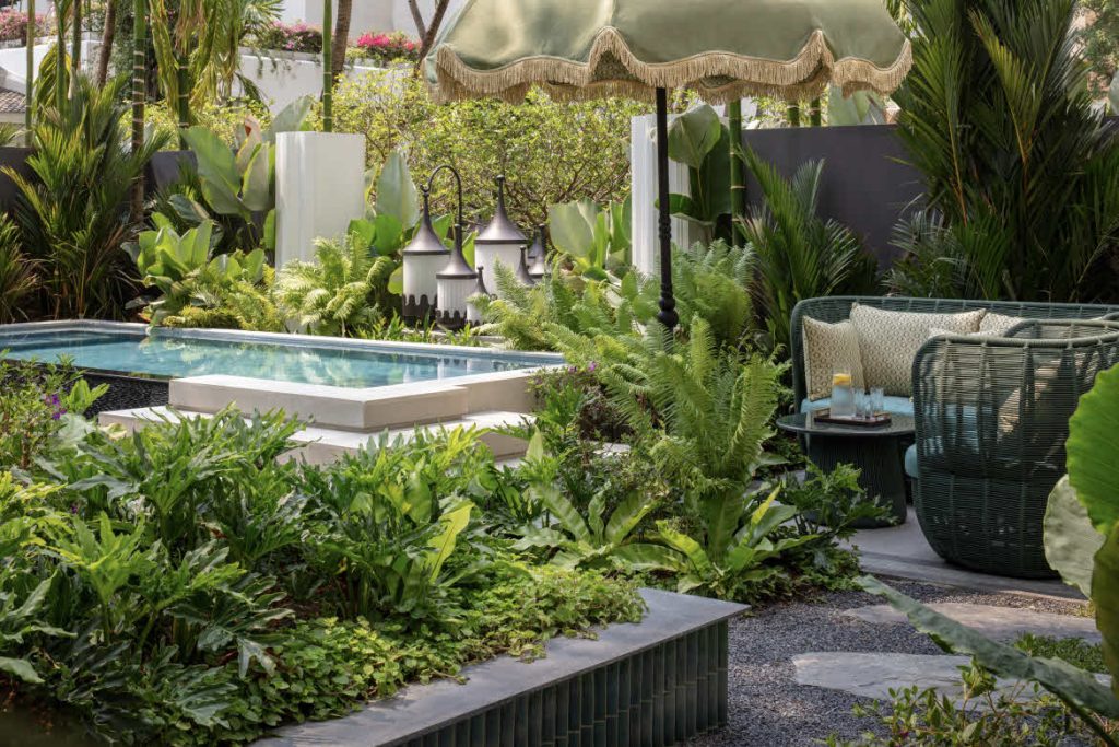 Garden pool villa, private pool, Anantara Siam Bangkok Hotel
