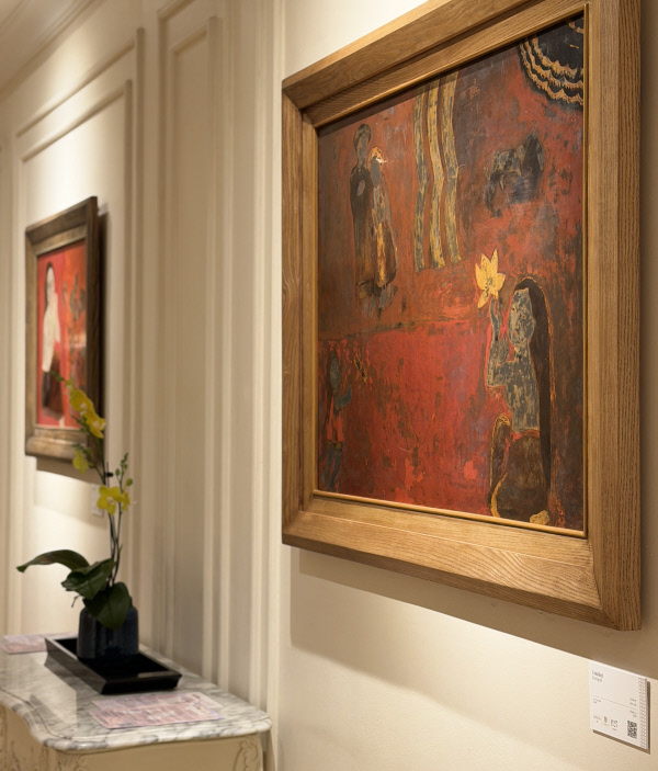 Opera Wing, art display, Sofitel Legend Hanoi