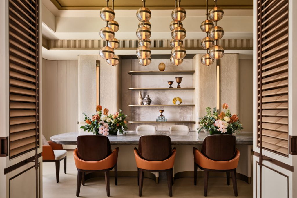 The St. Regis Singapore Presidential Suite Dining Room