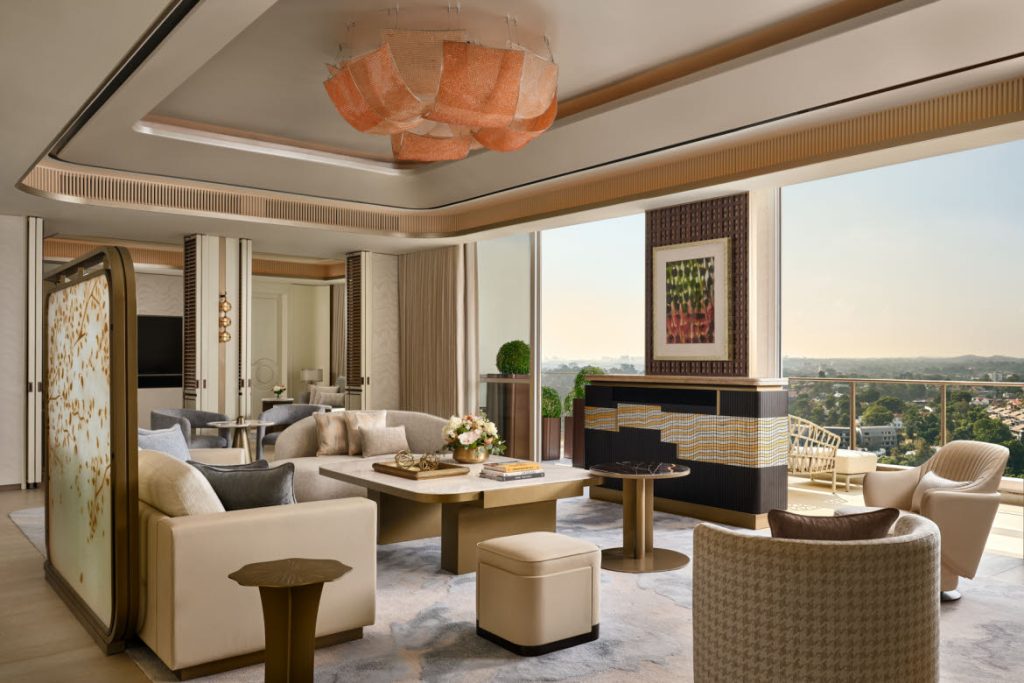 The St. Regis Singapore Presidential Suite Living Salon