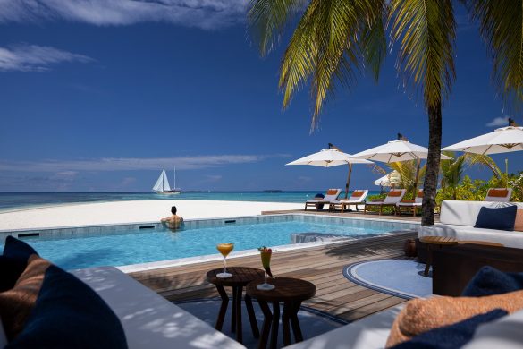 V Villas Maldives resort pool