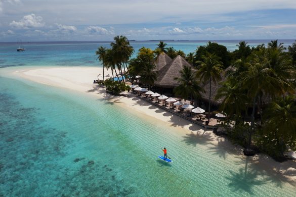 V Villas Maldives resort aerial
