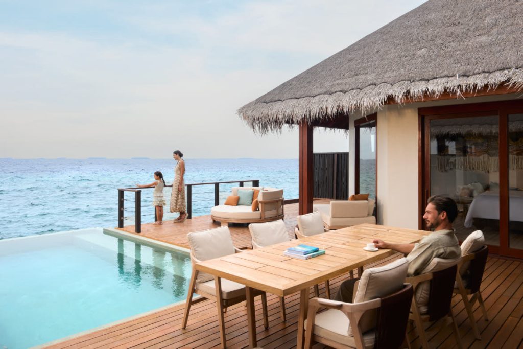 Dusit Thani Maldives: Overwater pavilion