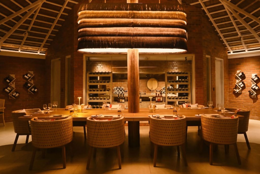 Caravela restaurant, Maldives, interior