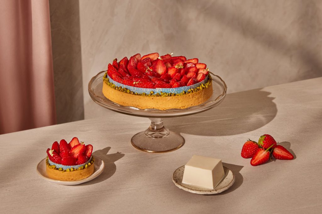 Silken Tofu Strawberry Tart