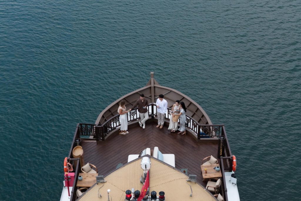 Upper deck, the Merchant River Cruise